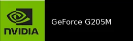GeForce G205M 显卡图片