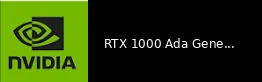 NVIDIA RTX 1000 Ada Generation Laptop GPU