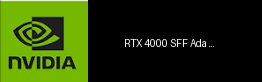 NVIDIA RTX 4000 SFF Ada Generation 显卡图片