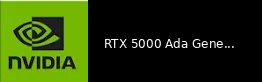 NVIDIA RTX 5000 Ada Generation Laptop GPU