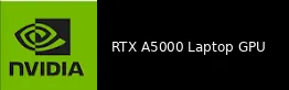 NVIDIA RTX A5000 Laptop GPU