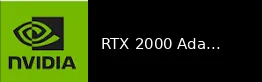 RTX 2000 Ada Generation 显卡图片